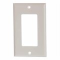 Cmple White Decora Wall Plate - 1-Gang 796-N